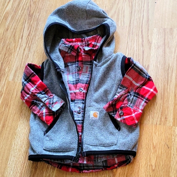 Carhartt Other - Carhartt Vest & Shirt 9M